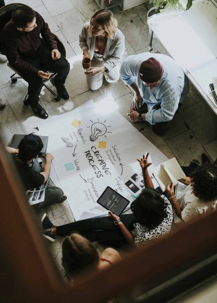 business people brainstorming ideas using a chart.jpg